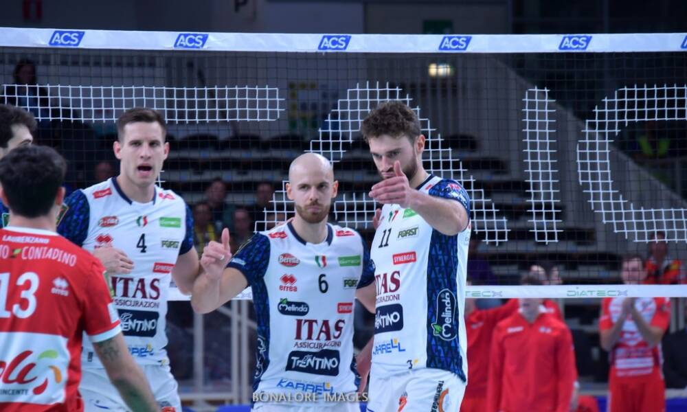 SuperLega, l'Itas Trentino vince 3-1 anche a Milano e si conferma