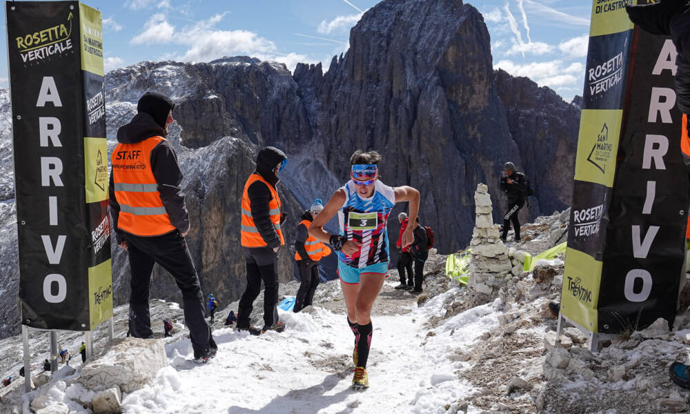 Ugazio e Belotti dominano la «Rosetta» innevata, Piazza d’onore per Moia e Confortola