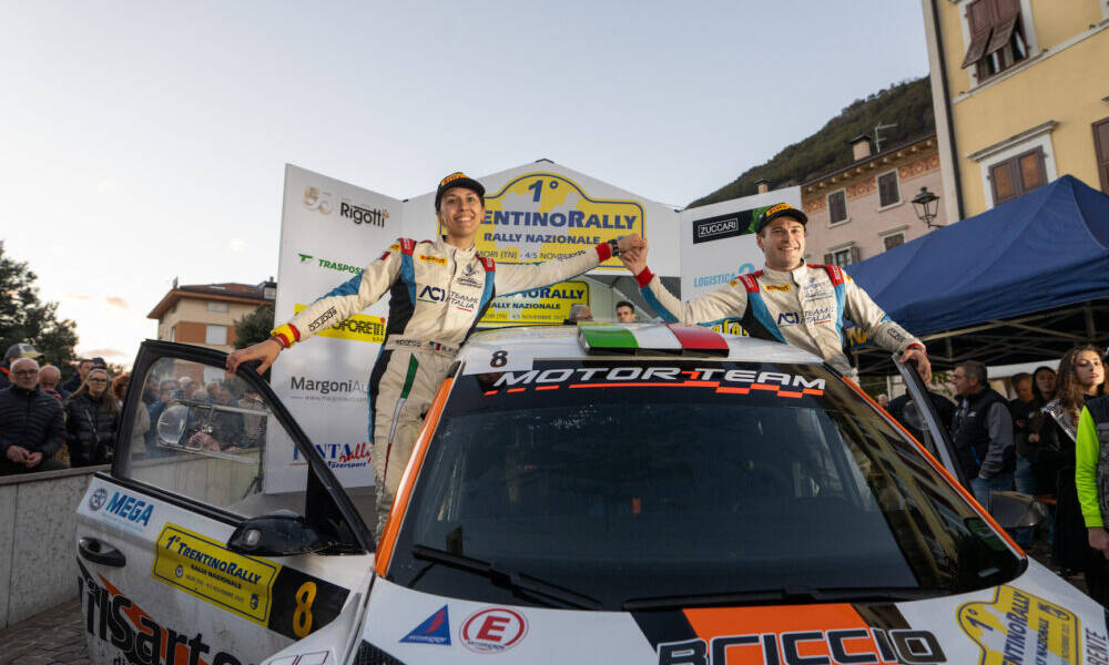 I padovani Edoardo De Antoni e Martina Musiari mettono la firma in calce al Trentino Rally