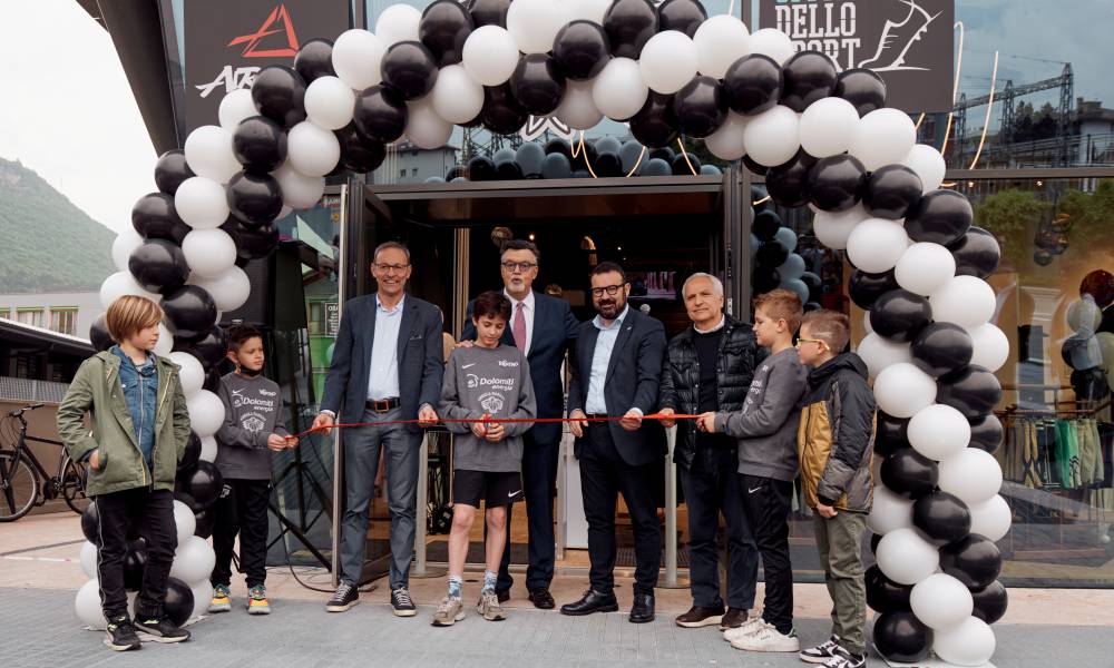 Inaugurato l’Aquila Store e il nuovo headquarter di Aquila Basket nel quartiere Le Albere di Trento