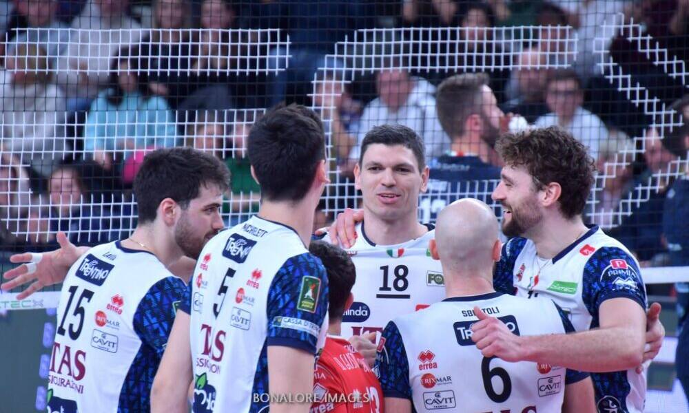 SuperLega, 2023 chiuso con il 3-0 casalingo su Cisterna: l’Itas Trentino inizia col piede giusto il girone di ritorno