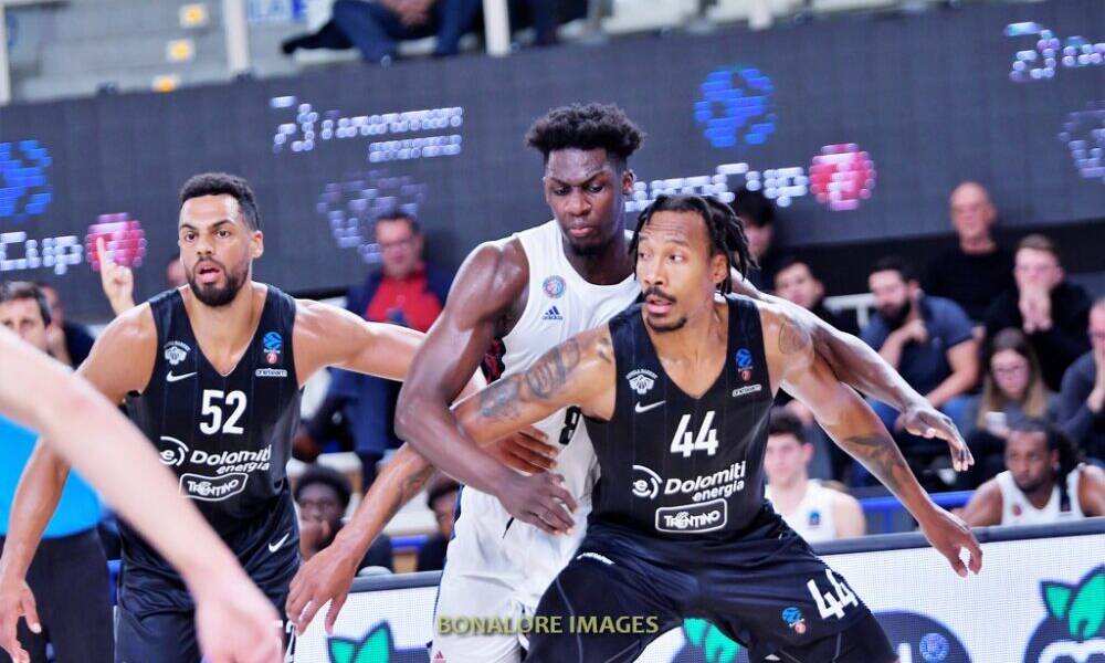 Terza sconfitta di fila in EuroCup per la Dolomiti Energia Trentino