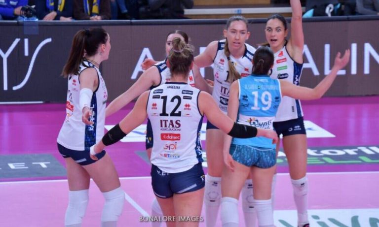 A1 femminile: Itas Trentino nella tana di Milano per la prima in panchina di Mazzanti