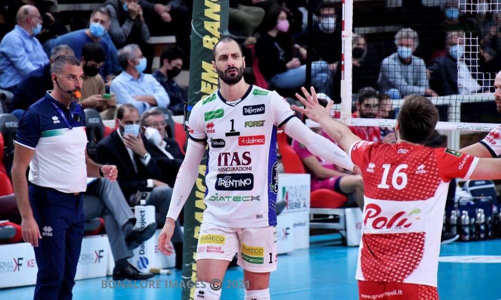 SuperLega, il derby dell’A22 è di Modena: senza Kaziyski e Podrascanin, l’Itas Trentino lotta ma cede in tre set