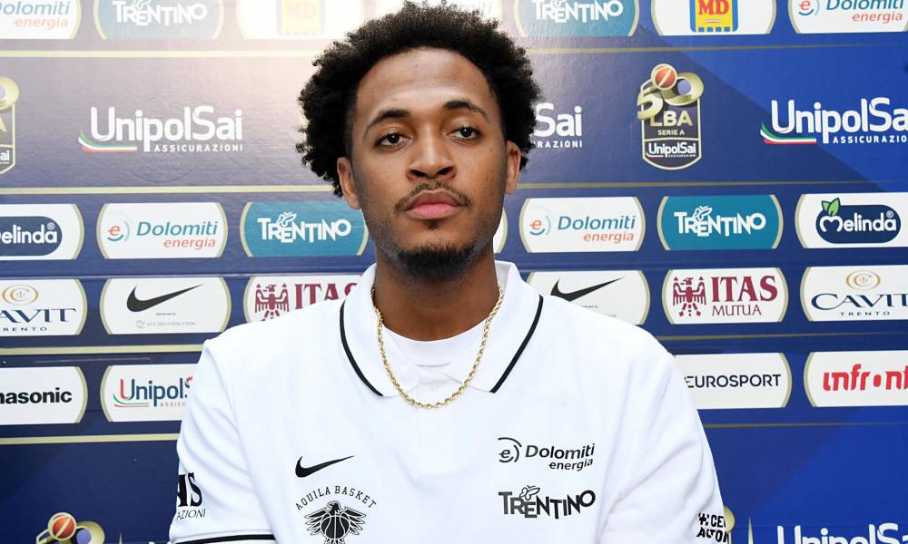 Ecco Cameron Reynolds: «A Trento per imparare e crescere, come giocatore e come uomo»