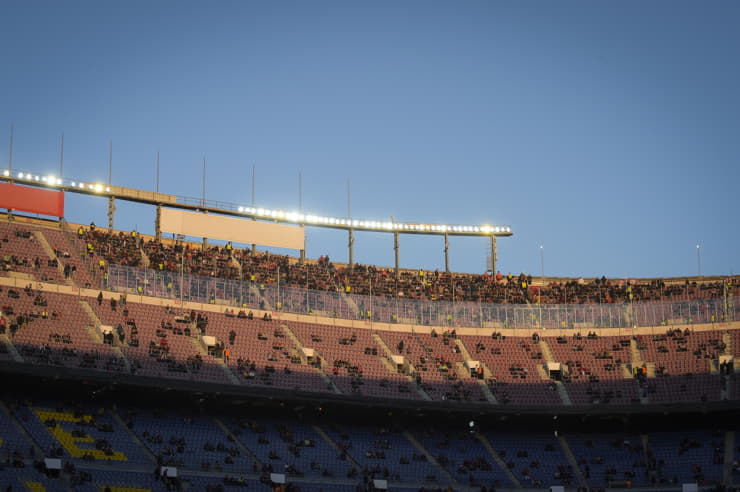 Il Camp Nou di Barcellona - Foto LaPresse - Sportmagazinetrentino.it