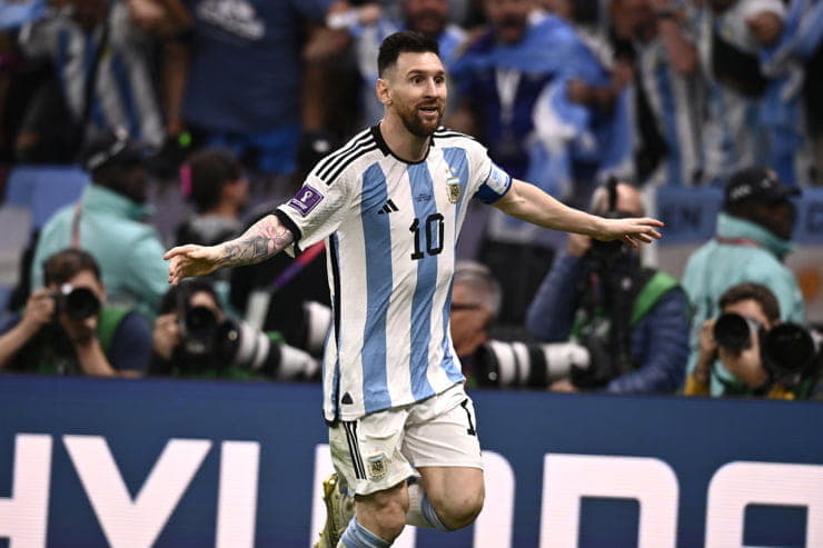 Lionel Messi con la maglia dell'Argentina - Foto LaPresse - Sportmagazinetrentino.it