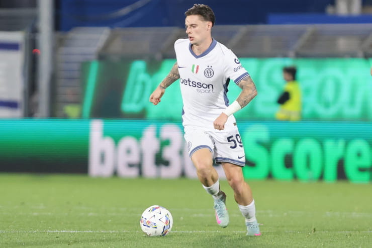 Nicola Zalewski in campo con la maglia dell'Inter - Foto Lapresse - Sportmagazinetrentino.it