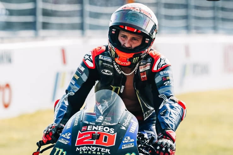 Fabio Quartararo in pista - Foto dal suo profilo Instagram - Sportmagazinetrentino.it