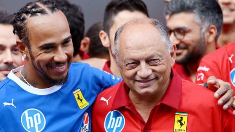 Lewis Hamilton e Frederic Vasseur - Sportmagazinetrentino.it